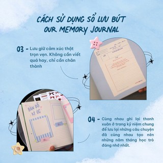 [ TẶNG BỘ STICKER ĐỘC QUYỀN ] Sổ Lưu Bút “OUR MEMORY JOURNAL”, Sổ Tay Lưu Giữ Kỉ Niệm Tuổi Học Trò Cùng Bạn Bè
