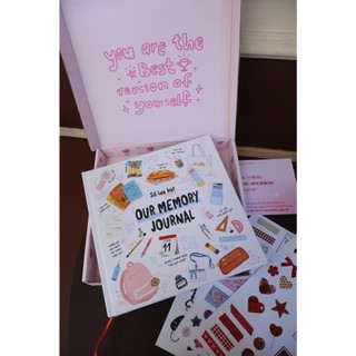 [ TẶNG BỘ STICKER ĐỘC QUYỀN ] Sổ Lưu Bút “OUR MEMORY JOURNAL”, Sổ Tay Lưu Giữ Kỉ Niệm Tuổi Học Trò Cùng Bạn Bè
