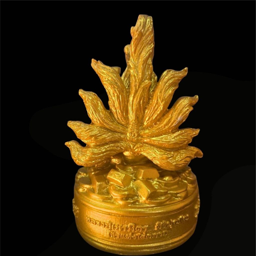 Tượng Decor Hồ Ly Trang Trí Bàn Làm Việc Mẫu Cầm Bình Cao 12cm Cao Cấp