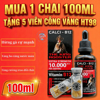 Dinh Dưỡng 100ml Vitamin B12 10000 Nâng Cấp Nhập Mỹ Mới Nuôi Gom Bo Cấp Tốc 7-10 Ngày Đ.á