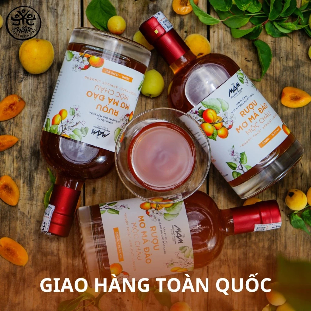 Mơ Má Đào Mầm Distillery 100ml/530ml - Hoa Quả Trái Cây Lên Men Ngọt Êm - Chạm Atelier