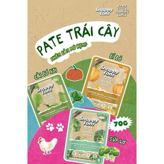 Pate snappy tom trái cây premium nhiều vị - Gói 70g