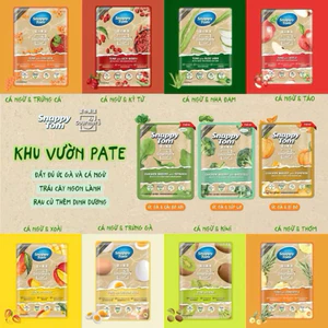 Pate snappy tom trái cây premium nhiều vị - Gói 70g