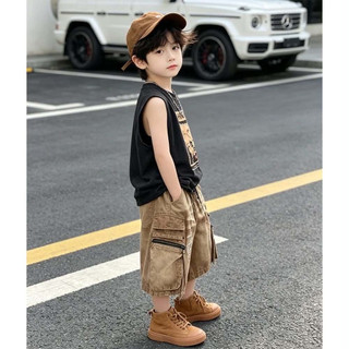 Set Bộ Hè Bé Trai Size Đại 15-45Kg Cotton Mềm Mát Hàng Quảng Châu