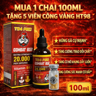 Combat B12 20.000mcg (50ml, 100ml) nuôi gà chế độ tăng bo nở khung tăng nước máu hừng gà, gom bo đ.á