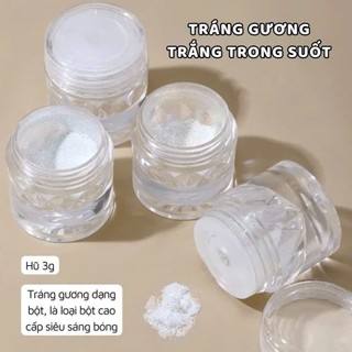 hũ tráng gương nail trong suốt