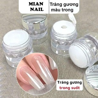 hũ tráng gương nail trong suốt