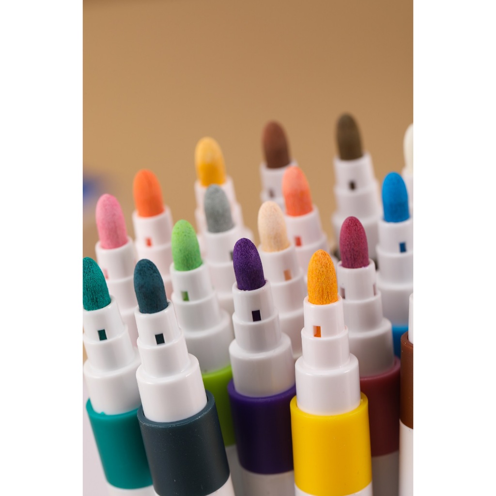 [Cào là có quà] Combo 12-120 Acrylic Marker 9053A Đa Năng – Bộ Màu Trang Trí, Decor Quà Tặng