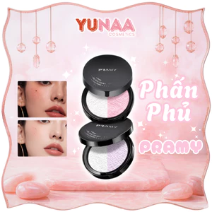 Phấn Phủ PRAMY - Hiệu Chỉnh Sắc Da Mỏng Mịn XL Dual-Color Loose Powder 28G