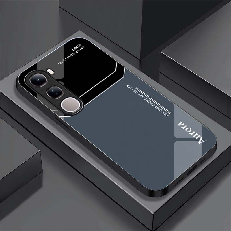 Ốp Lưng Cho VIVO V40 LITE/ Y19S/ Y19S PRO Mặt Lưng Kính Cường Lực, Thiết Kế Độc Quyền Cao Cấp