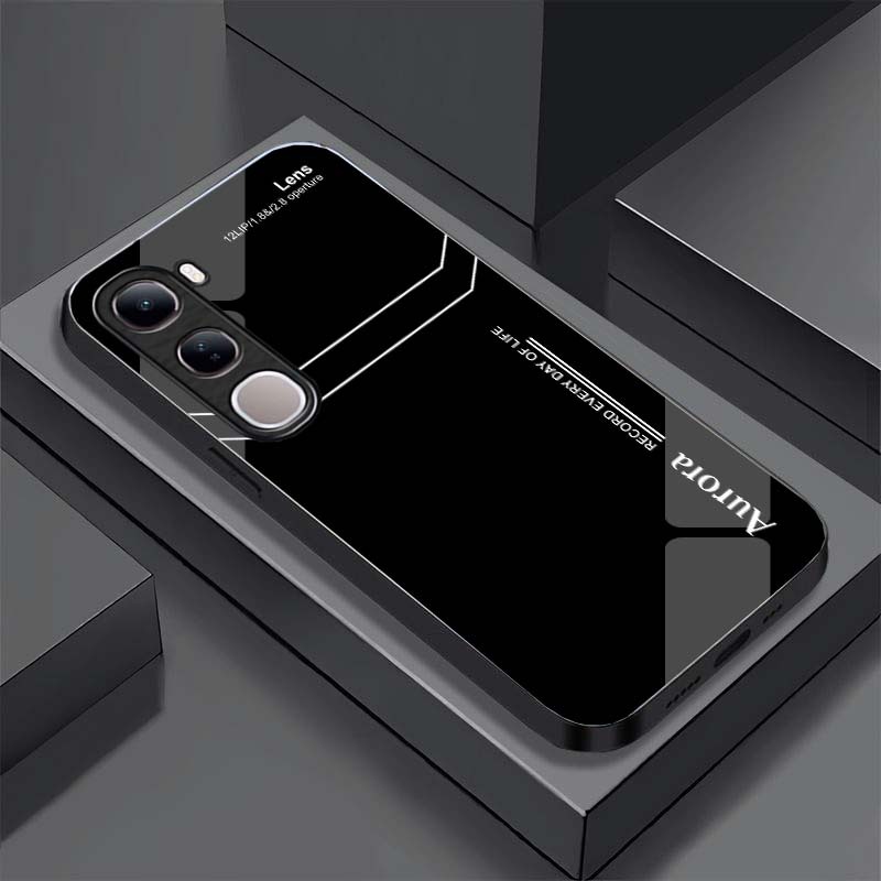 Ốp Lưng Cho VIVO V40 LITE/ Y19S/ Y19S PRO Mặt Lưng Kính Cường Lực, Thiết Kế Độc Quyền Cao Cấp