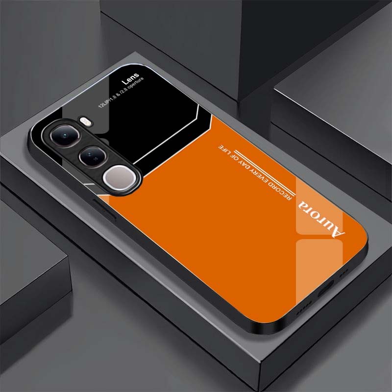 Ốp Lưng Cho VIVO V40 LITE/ Y19S/ Y19S PRO Mặt Lưng Kính Cường Lực, Thiết Kế Độc Quyền Cao Cấp