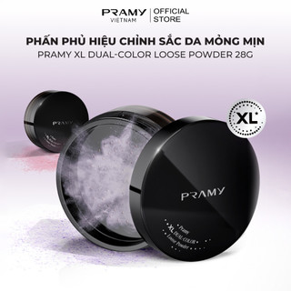 [Y390] Phấn Phủ PRAMY - Hiệu Chỉnh Sắc Da Mỏng Mịn XL Dual-Color Loose Powder 28G