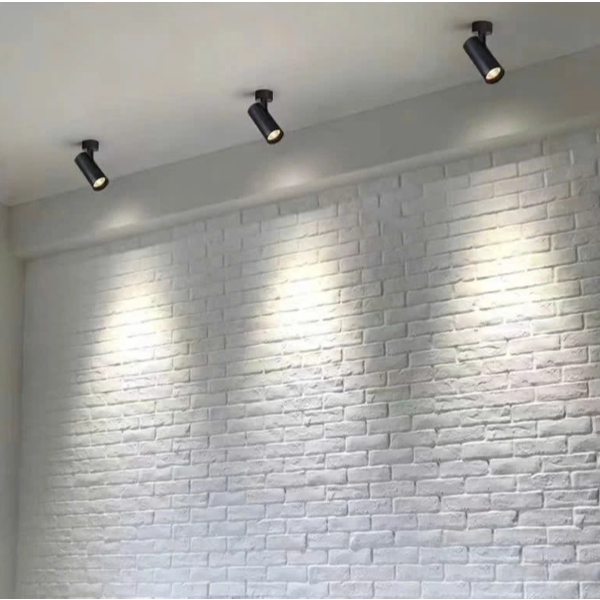 Đèn Ống Bơ Đèn Rọi Đơn 20w / 30w gắn tường trần ốp nổi xoay 360° đèn chiếu điểm đèn soi tranh