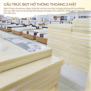 Nệm Foam American Cho Bé 1m2 1m3 1m4, Nệm Foam American cho Bé Sơ Sinh và Mẫu Giáo Ngủ Riêng