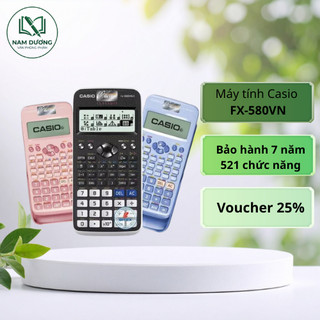 Máy tính Casio FX-580VN X 521 chức năng hỗ trợ học tập vượt trội được mang vào phòng thi