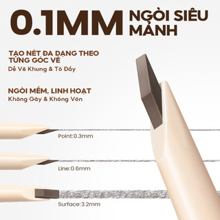 [Y391] Chì Kẻ Mày FOCALLURE - Chống Nước Chống Nhòe Siêu Bền Nét Mỏng Mịn 0,2g