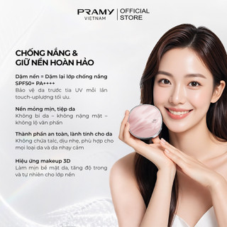 [Y393] Phấn Phủ Chống Nắng PRAMY - Trong Suốt, Kiềm Dầu, Mỏng Mịn SPF50 PRAMY Sheer Sunscreen Pressed Powder 7G