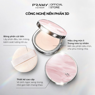 [Y393] Phấn Phủ Chống Nắng PRAMY - Trong Suốt, Kiềm Dầu, Mỏng Mịn SPF50 PRAMY Sheer Sunscreen Pressed Powder 7G