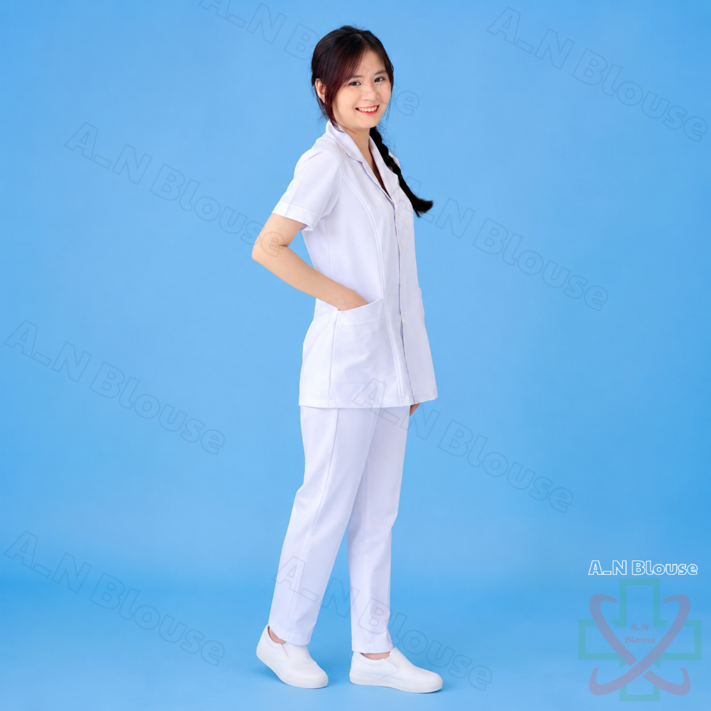 Áo y tá cao cấp dành cho điều dưỡng, dươc sĩ
