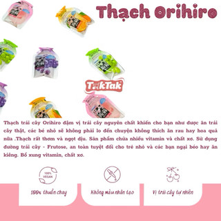 Thạch trái cây Orihiro đủ vị dai giòn nhiều hương vị Nhật Bản cho bé