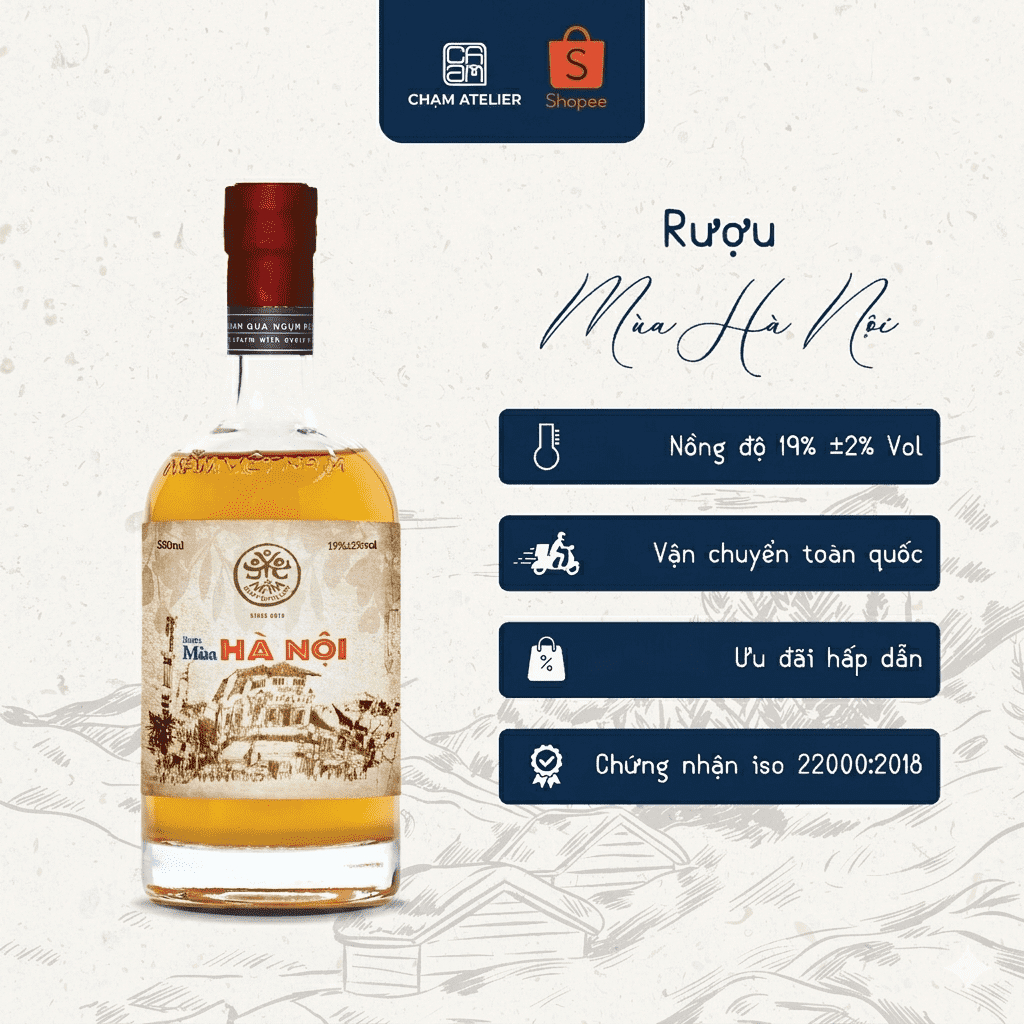 Mùa Hà Nội Mầm Distillery 100ml/530ml - Hoa Quả Trái Cây Lên Men Ngọt Êm - Chạm Atelier