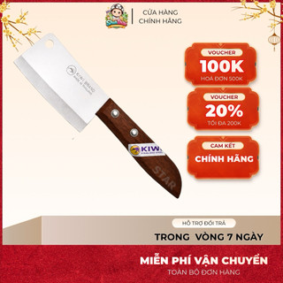 Dao Kiwi Thái Lan 504 Sắc Bén Chất Liệu Thép Không Gỉ Tay Cầm Cán Gỗ Chắc Chắn Dùng Gọt Trái Cây & Cắt Phomai