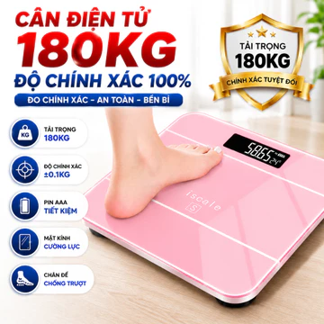 [ĐỘ CHÍNH XÁC 100%] CÂN SỨC KHỎE ĐIỆN TỬ ISCALE SE MAX 180KG CAO CẤP - CÂN SỨC KHỎE TIỆN DỤNG -GÂN ĐIỆN TỬ CAO CẤP