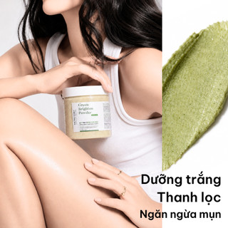 Bột Tắm Trắng Body Toàn Thân Green Brighten, Ủ Trắng Toàn Thân Thảo Mộc, Skinstory 300gr