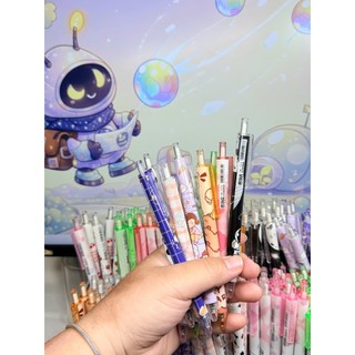 10 Bút  Mực Gel bút mực đen bút bi bút bấm Nhiều Hình Dễ Thương Ngòi 0.5mm Nhanh Khô