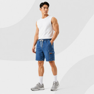 Quần Jean Ngố Nam Ống Rộng Cạp Chun Dây Rút  Jean Wash Đen Form Rộng Retro  Phong Cách Streetw J90 Xanh