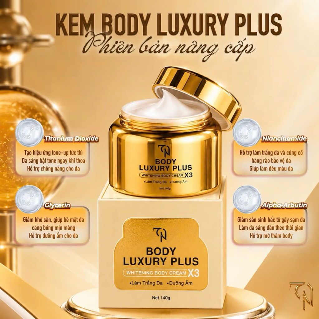 [Kem Body Luxury Plus Mẫu Mới 2026] - Mỹ phẩm Đông Anh Nguyễn Huỳnh Như