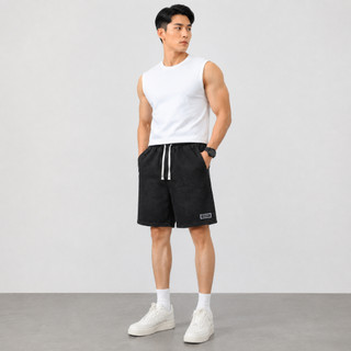 Quần Jean Ngố Nam  Jean Wash Ống Rộng Form Rộng Cạp Chun Dây Rút Xanh Denim Chất Jean J96 Đen