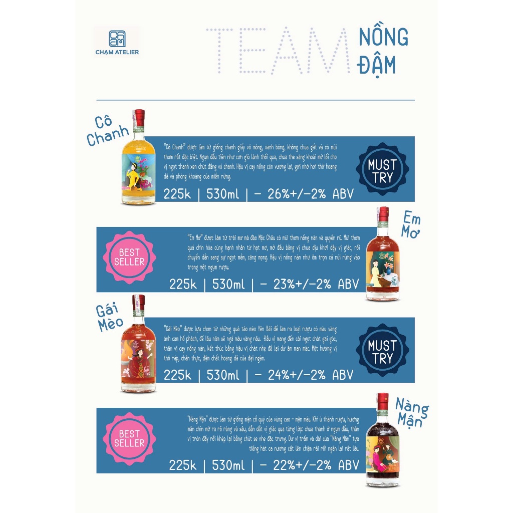 Nàng Mận Mầm Distillery 530ml - Hoa Quả Trái Cây Lên Men Ngọt Êm - Chạm Atelier