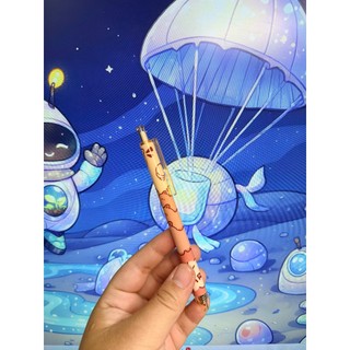 [Tặng] Bút Mực Gel bút mực đen bút bi bút bấm Nhiều Hình Dễ Thương Ngòi 0.5mm Nhanh Khô