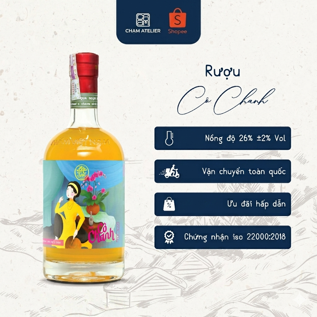 Cô Chanh Mầm Distillery 530ml - Hoa Quả Trái Cây Lên Men Chua Êm - Chạm Atelier