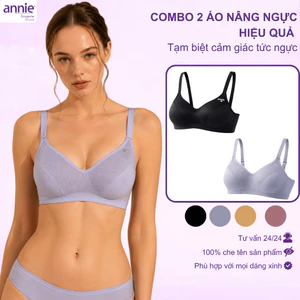 Combo 2 Áo ngực không gọng annie mút mỏng Bra 8139 thoáng mát, nâng nhẹ tự nhiên
