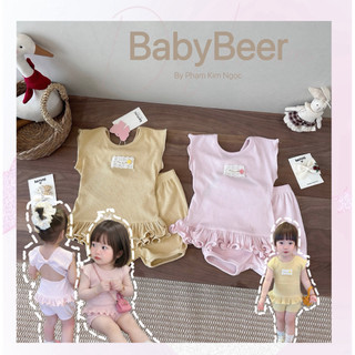 (chính phẩm)- SET BỘ CUTE CHO BÉ - (babyBeer)