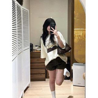 •𝙆𝙞𝙣𝙜𝙨𝙝𝙤𝙥𝙗𝙚𝙖𝙪𝙩𝙮•Áo Phông Hoạt Hình Mèo Xinh QC