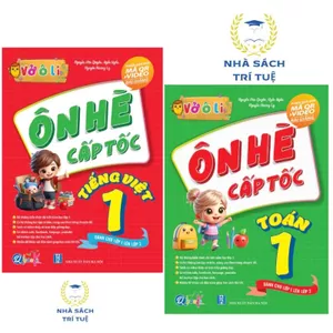 Sách - Vở ô li Ôn Hè Cấp Tốc Toán Và Tiếng Việt 1 - Dành cho học sinh lớp 1 lên lớp 2