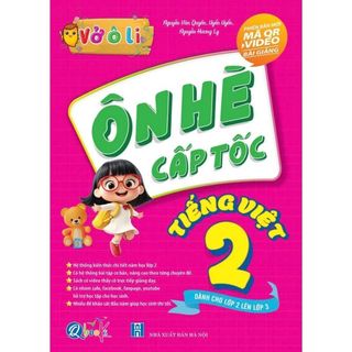 Sách - Trọn bộ Vở ô li Ôn hè Cấp tốc Toán và Tiếng việt lớp 2 lên lớp 3