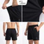 Quần đùi Cotton VINAFA mặc nhà thoáng mát, Quần đùi nam in logo - QĐ09