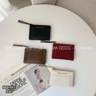 Ví Gấp Đôi Mini Da Trơn Zip Ví Mini T2602-465 V20