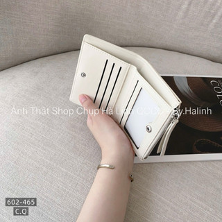 Ví Gấp Đôi Mini Da Trơn Zip Ví Mini T2602-465 V20