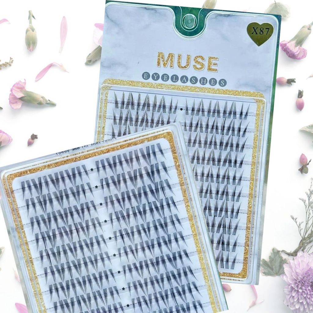 LeeVelvetLashes MI Muse X87 Mi Cụm Tự Nhiên, Mỏng Nhẹ