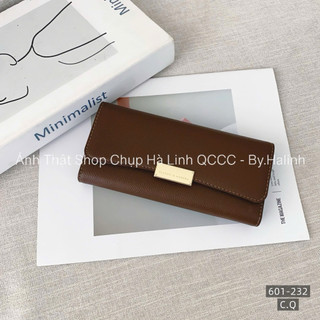 Ví Dài Gấp 3 Nhiều Ngăn Khuy Vuông Classic Ví Dài 601-232