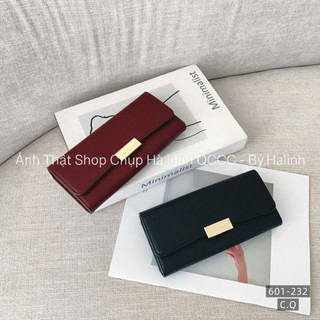 Ví Dài Gấp 3 Nhiều Ngăn Khuy Vuông Classic Ví Dài 601-232