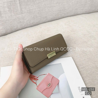 Ví Dài Gấp 3 Nhiều Ngăn Khuy Vuông Classic Ví Dài 601-232