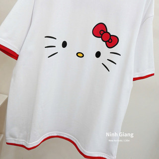 Áo Phông Gấu 13De Marzo Kitty Viền Đỏ QC