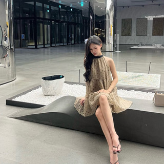 Váy voan chấm bi 2 lớp dáng xoè - Pearla.studio